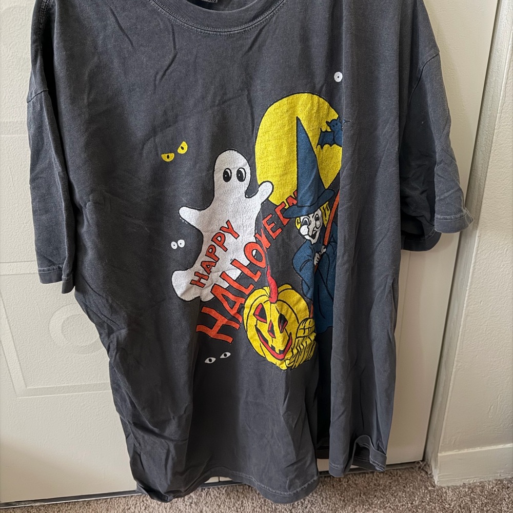 SKJ Halloween Graphic T-Shirt - Faded Black - Picture 2 of 4